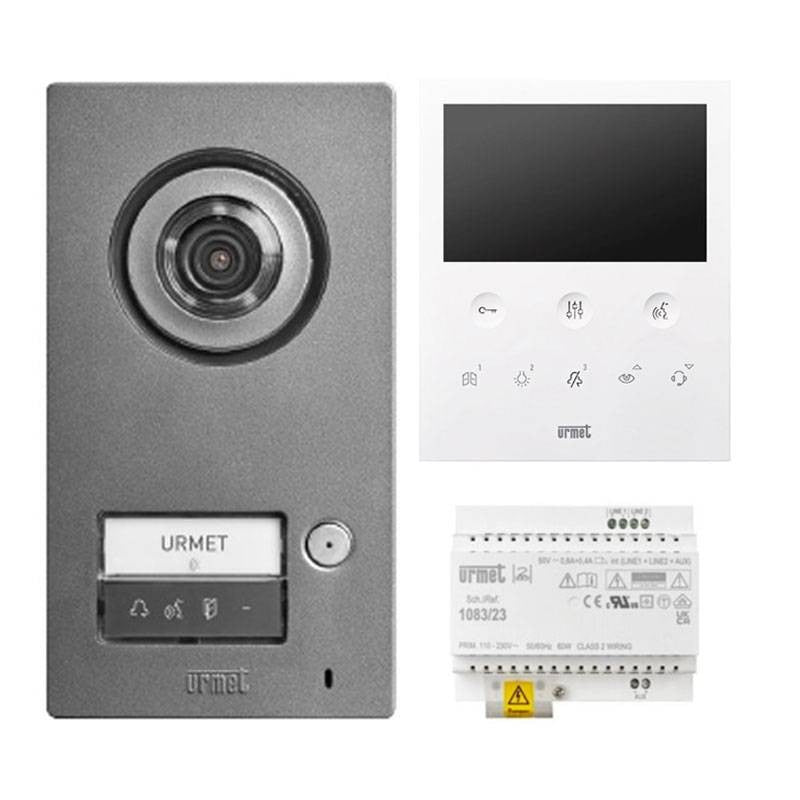 Kit Video Monofamiliare URMET MIKRA e 1 VOG5 2Voice Bianco 1784/781 Kit Video Monofamiliare URMET MIKRA e 1 VOG5 2Voice Bianco 1784/781